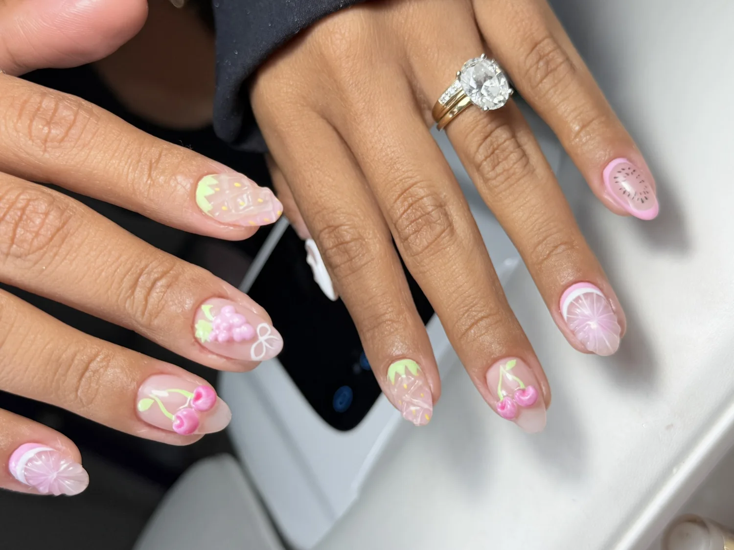 Nail art by Coquette Studio